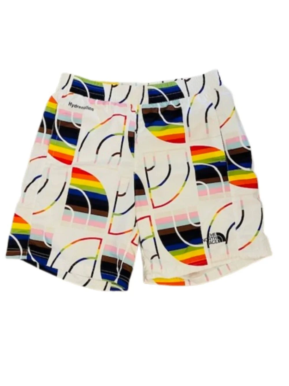 The North Face Hydrenaline Water Repellent Shorts Hybrid Rainbow Pride Medium